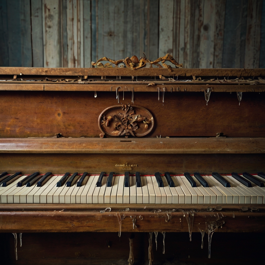 Water-Damaged or Moldy Piano