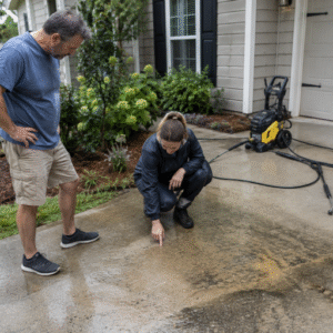 pressure washing